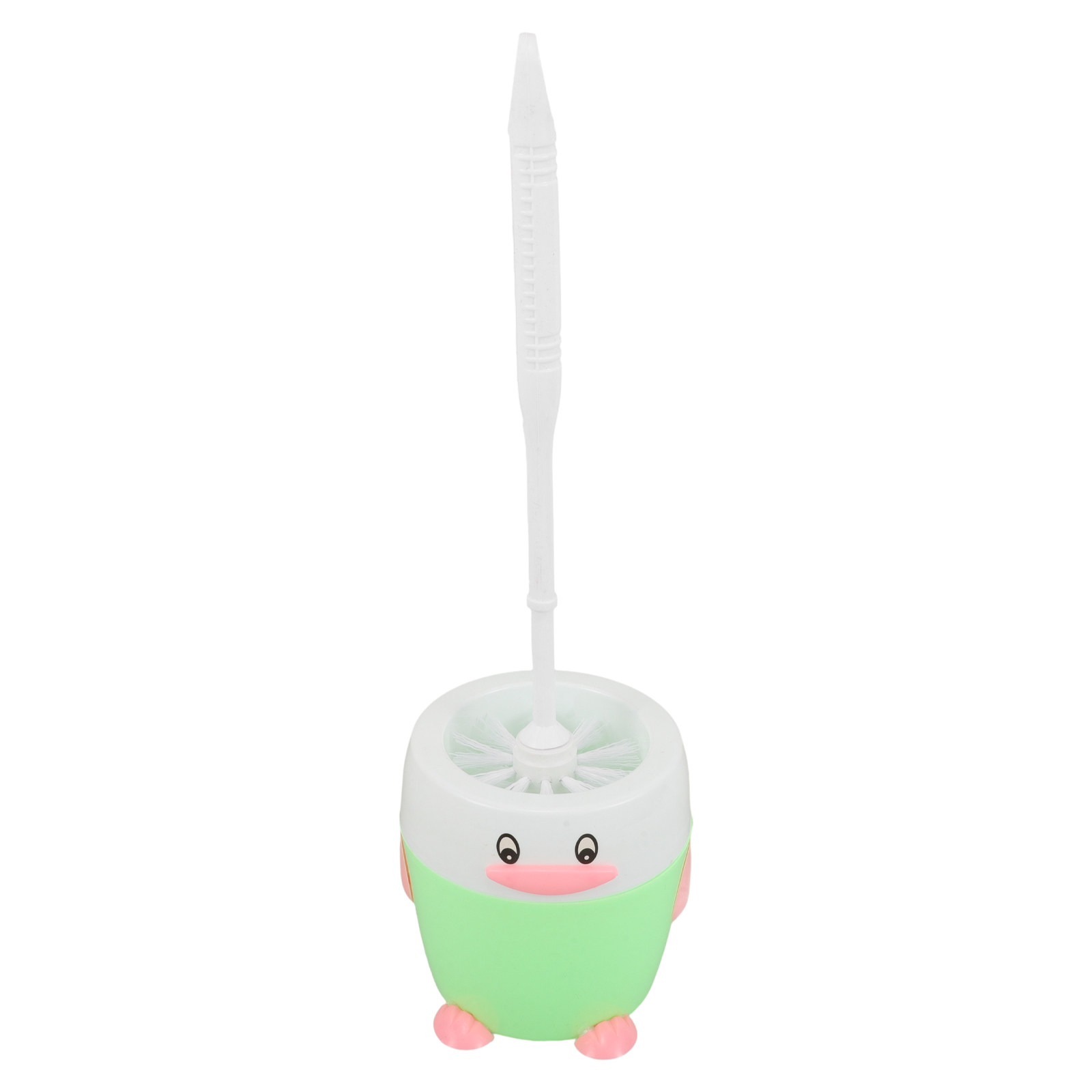 Home Essentials Bathroom Accessories - Toilet Brush Set Soft Bristle Long