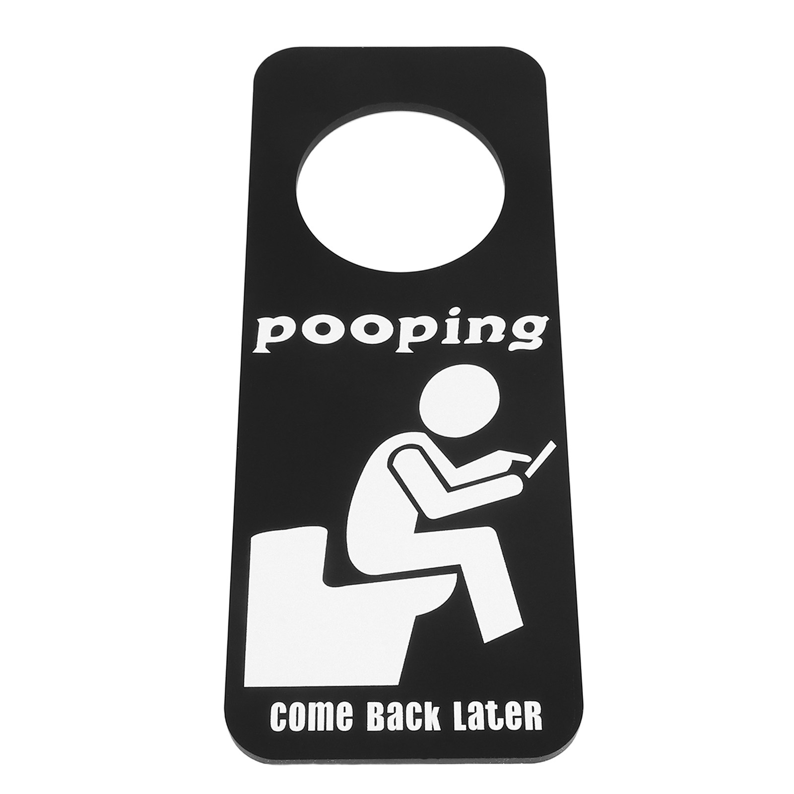 Home Bathroom Occupied Sign - Funny Bathroom Occupied Door Sign Hanger