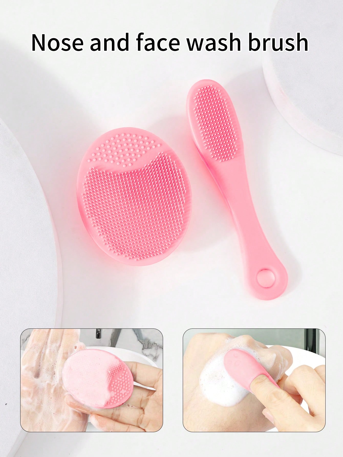Home Essentials Bathroom Accessories - WANMEI 1pc Soft Silicone Body Exfoliating