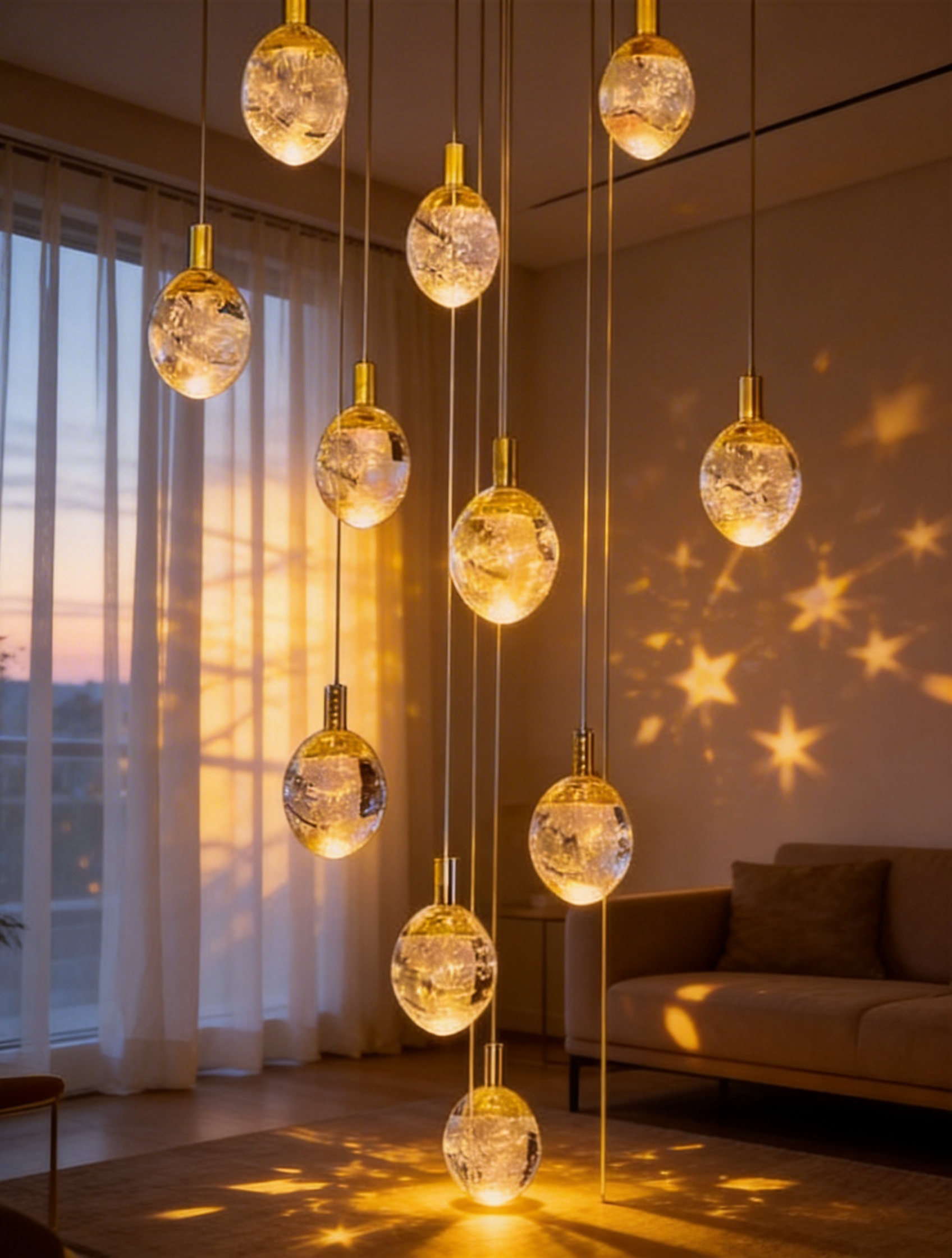 Home Hardware Bathroom Lighting - Modern Luxury Crystal Chandelier Straight Shape