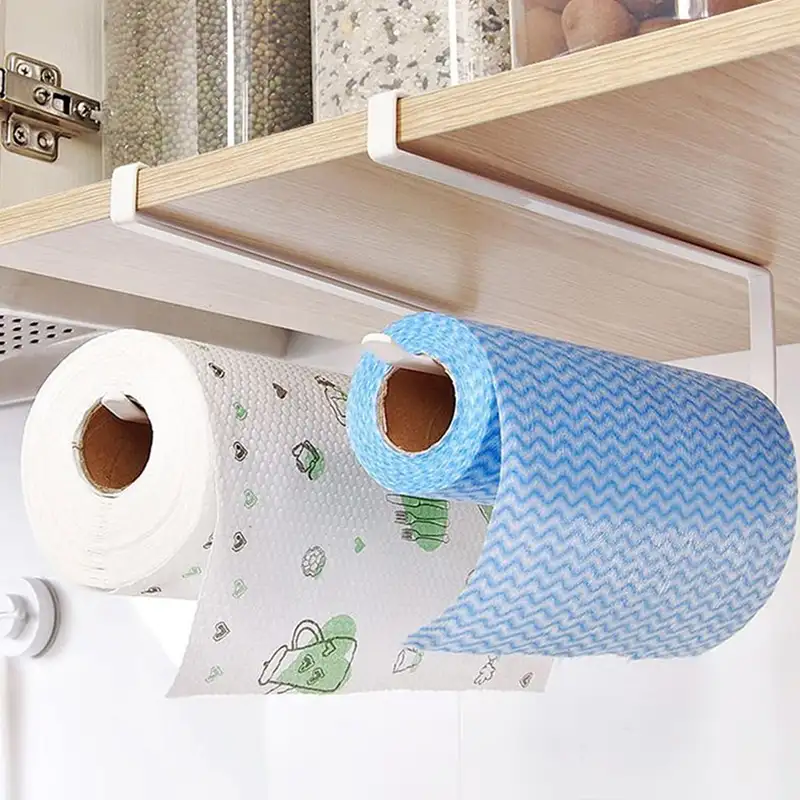 Home Bathroom Wallpaper - Paper Roll Holder Towel Rack Hanging