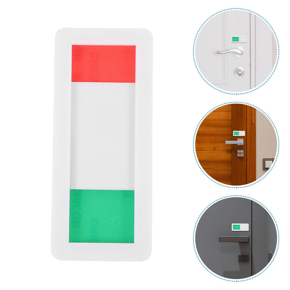 Home Bathroom Occupied Sign - 2Pcs Anti-Wear Pmma Vacant Occupied Sign