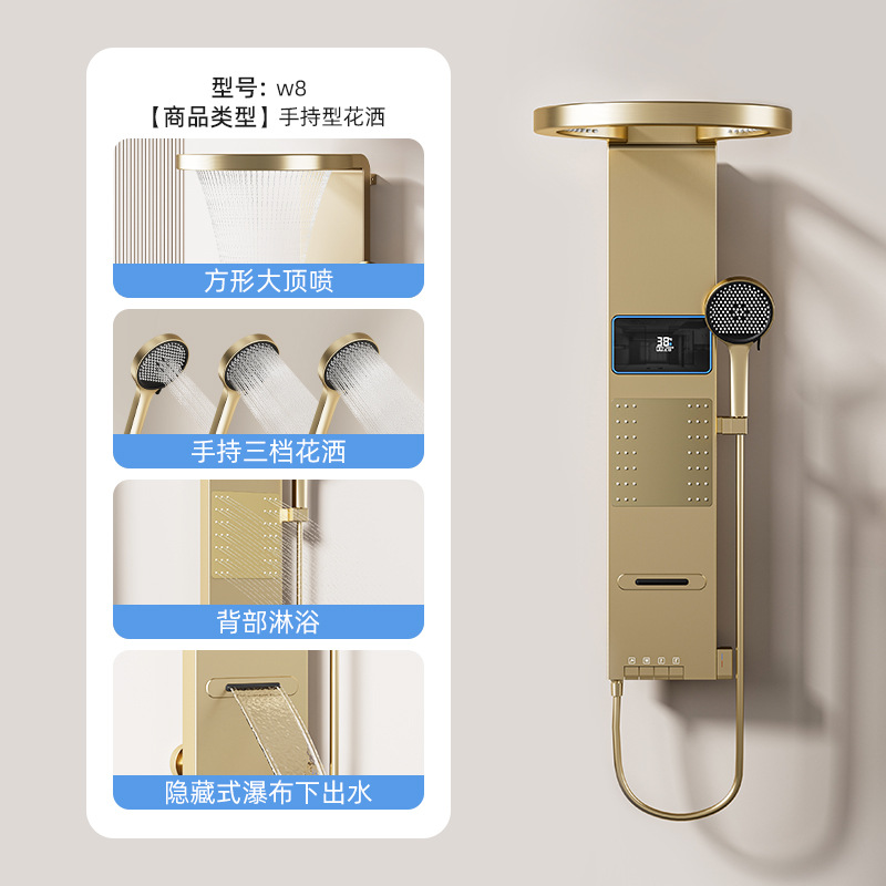 Space-Gray Smart Digital Displ - Home Bathroom Shower avis et prix