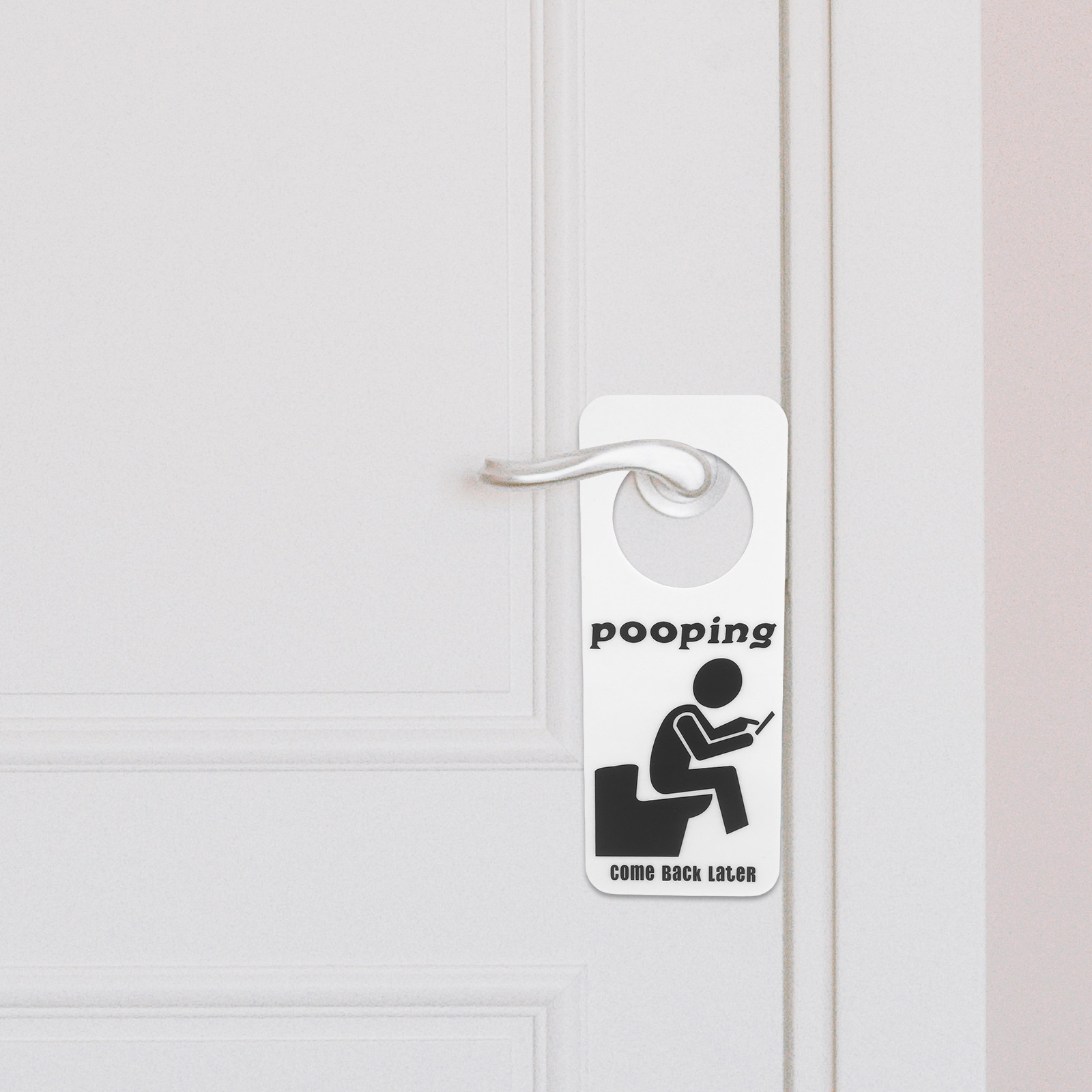 Toilet Occupied Door Sign Funn - Home Bathroom Occupied Sign avis et prix
