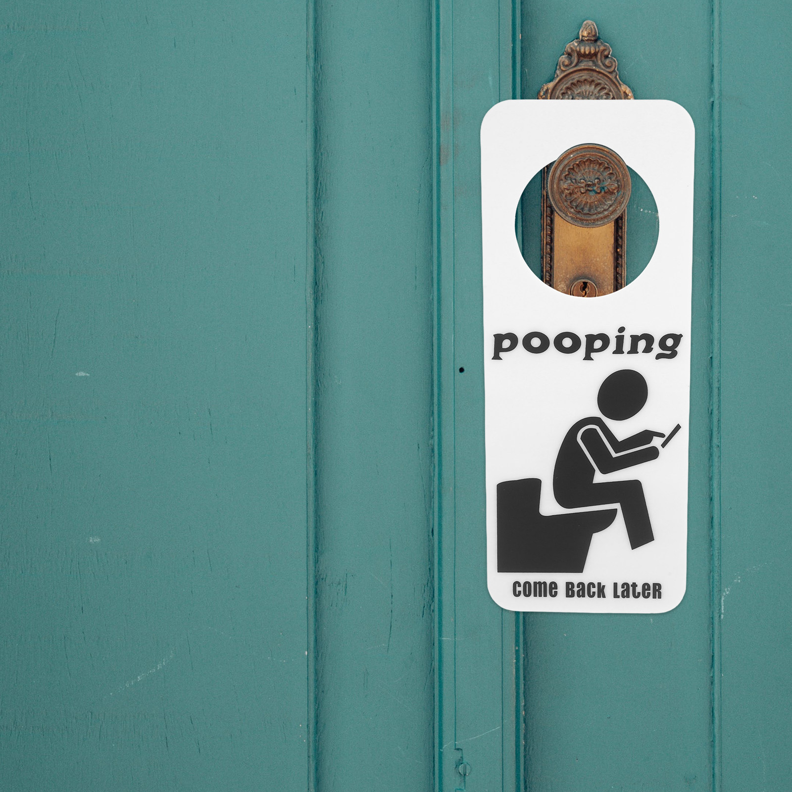 Toilet Occupied Door Sign Funn - Home Bathroom Occupied Sign avis et prix
