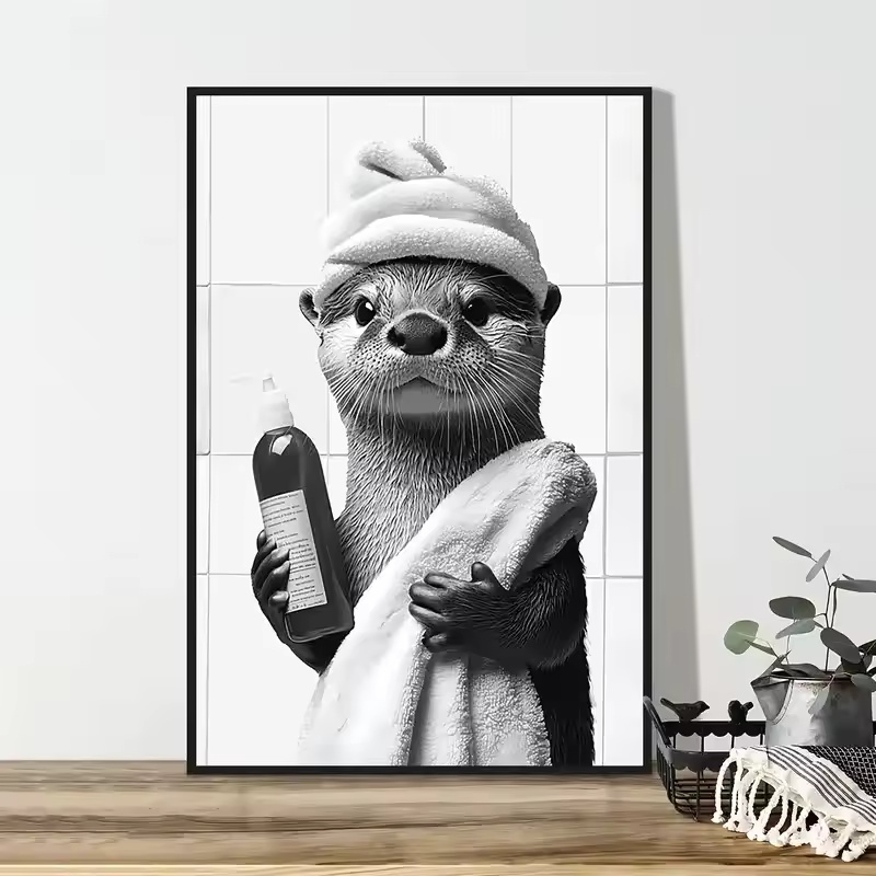 Animal Bathroom Toilet Paper C - Home Bathroom Wallpaper avis et prix