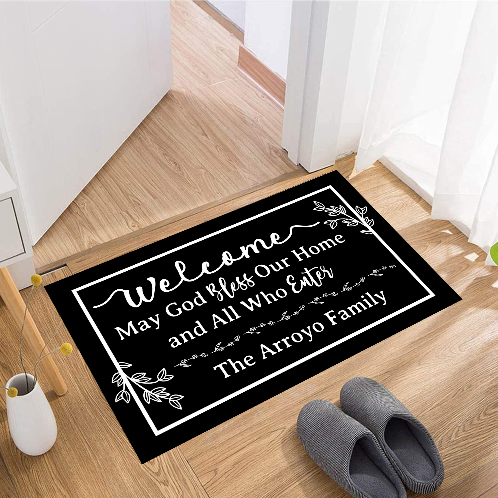 May God Bless Our Home and All - Home Bathroom Name avis et prix