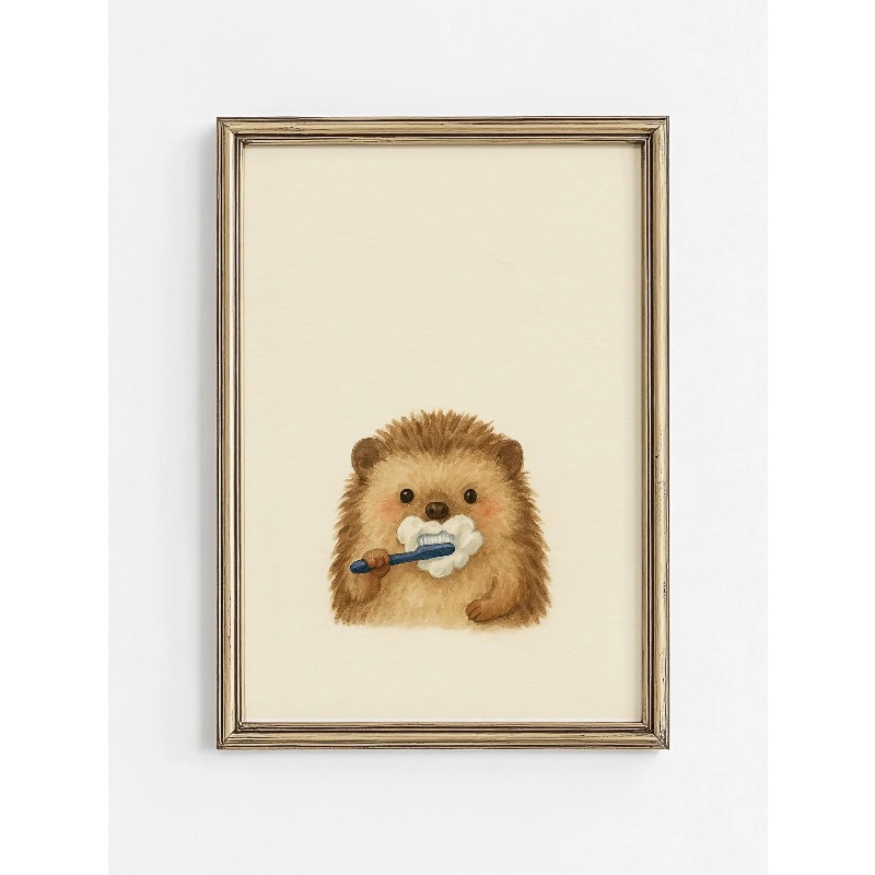 1PC Frameless Cute Animal Bubb - Home Bathroom Wallpaper avis et prix