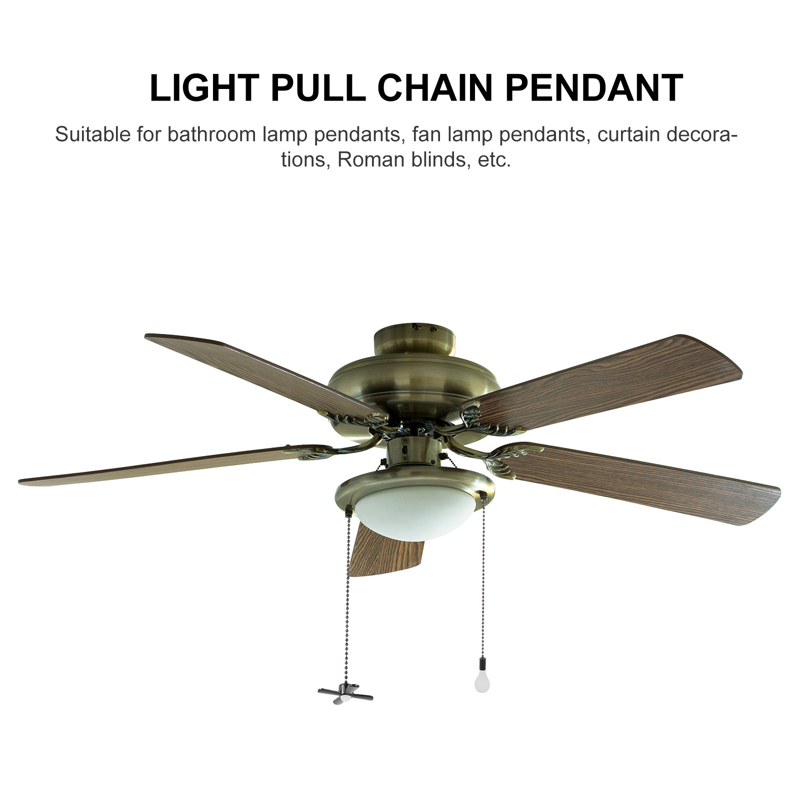 2Pcs Light Pull Chain Extensio - Home Bathroom Design Simple avis et prix