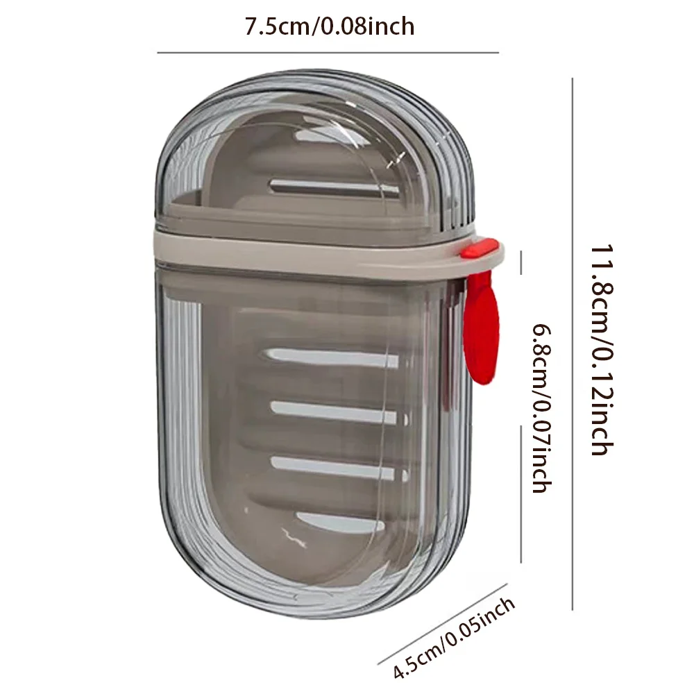 1pcs Soap Box Tray Soap Case O - Home Bathroom Name avis et prix
