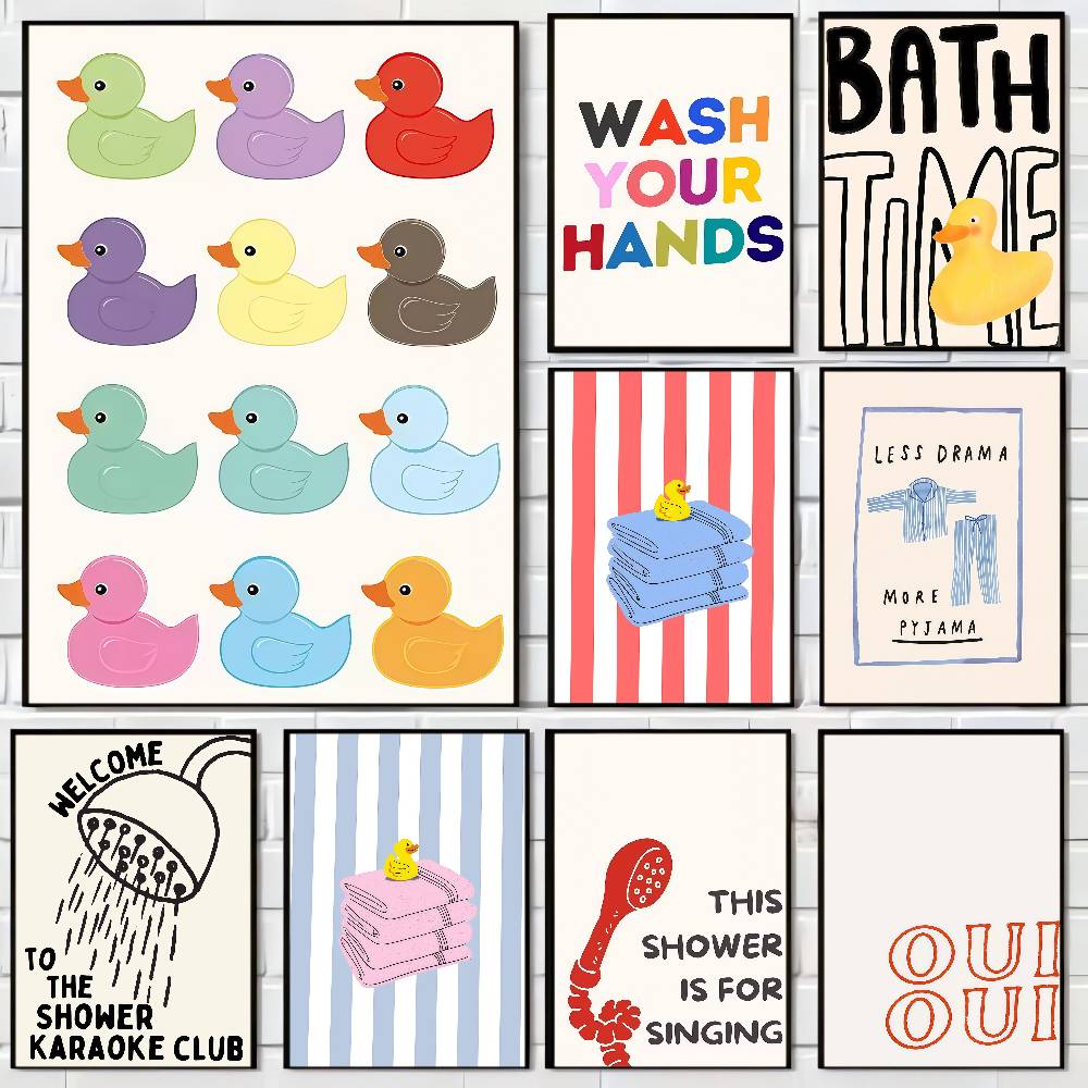 Funny Bathroom Rubber Duck Was - Home Goods Bathroom Decor avis et prix