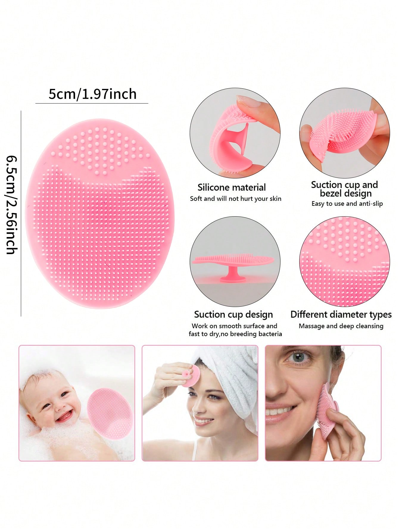 WANMEI 1pc Soft Silicone Body  - Home Essentials Bathroom Accessories avis et prix