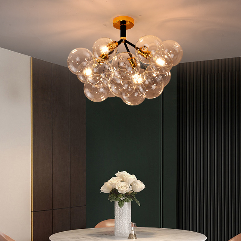 Modern Clear Bubble Ceiling li - Home Hardware Bathroom Lighting avis et prix