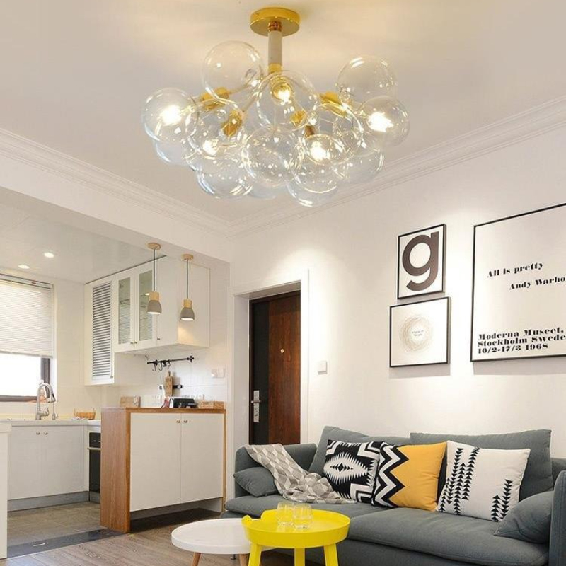 Modern Clear Bubble Ceiling li - Home Hardware Bathroom Lighting avis et prix