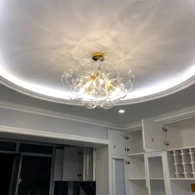 Modern Clear Bubble Ceiling li - Home Hardware Bathroom Lighting avis et prix