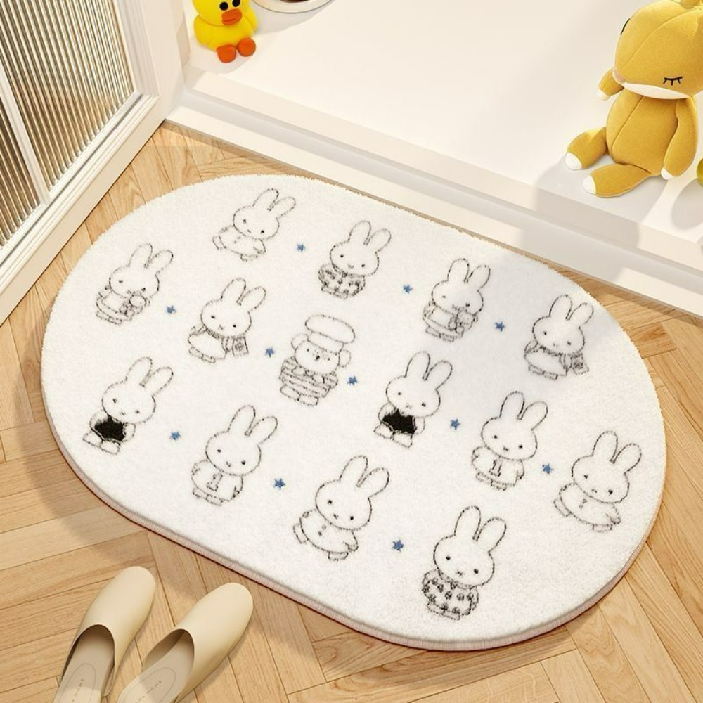 Miffy Cartoon Floor Mat Soft I - Home Goods Bathroom Decor avis et prix