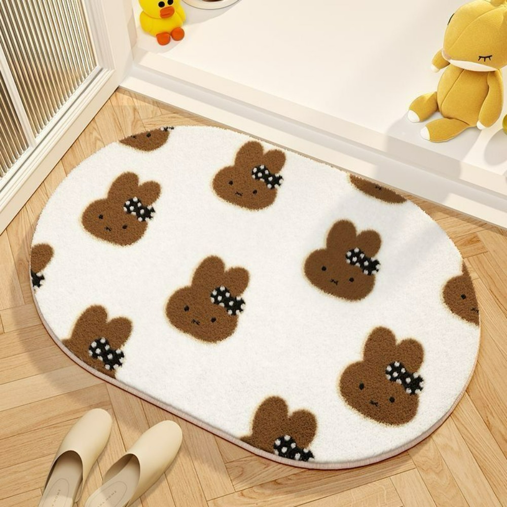 Miffy Cartoon Floor Mat Soft I - Home Goods Bathroom Decor avis et prix