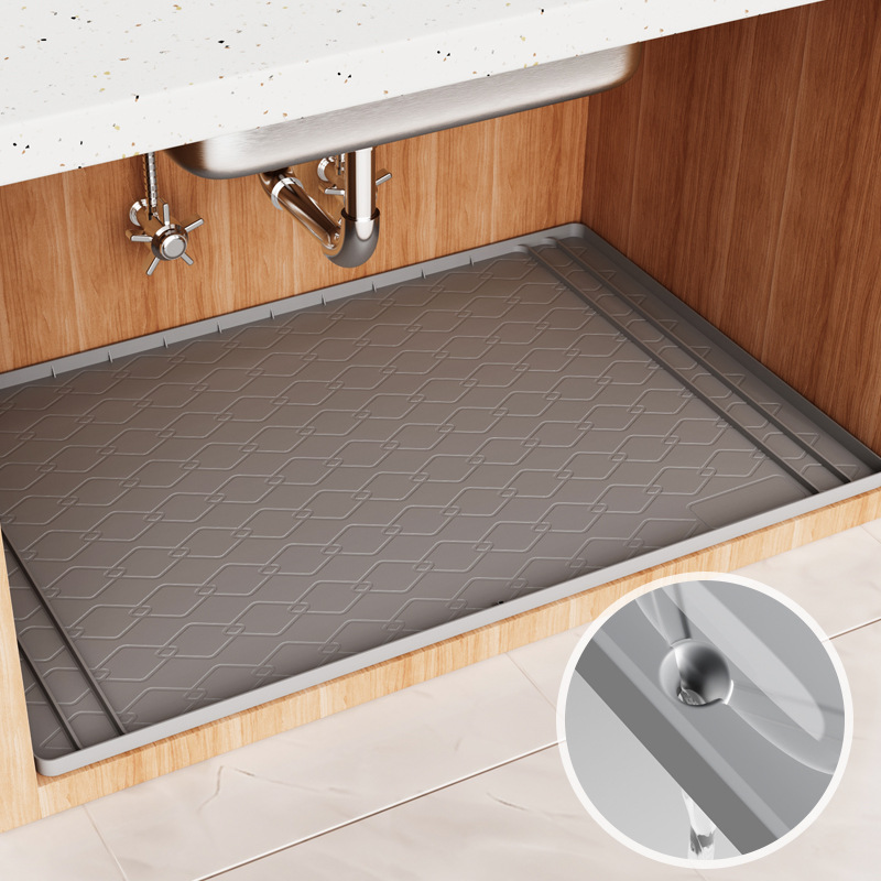 Silicone Under Sink Mat Kitche - Home Essentials Bathroom Cabinet avis et prix