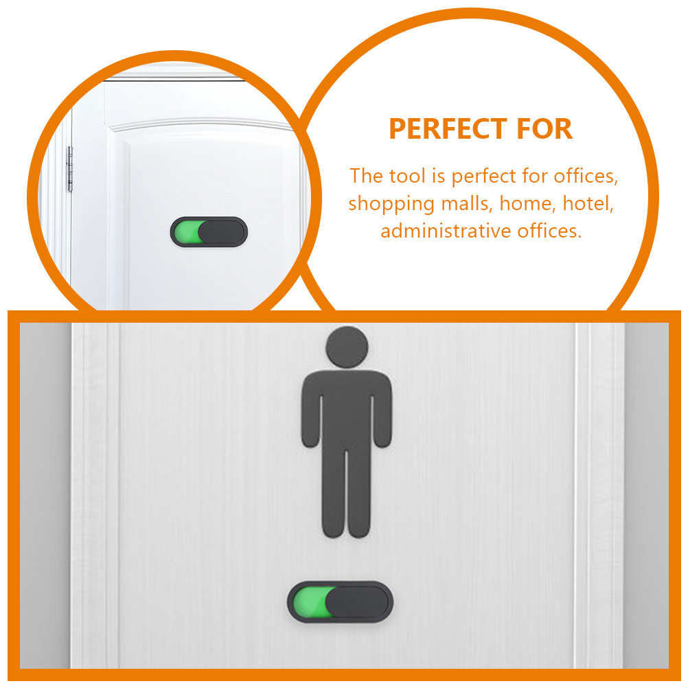 2Pcs Door Status Sign Stable O - Home Bathroom Occupied Sign avis et prix