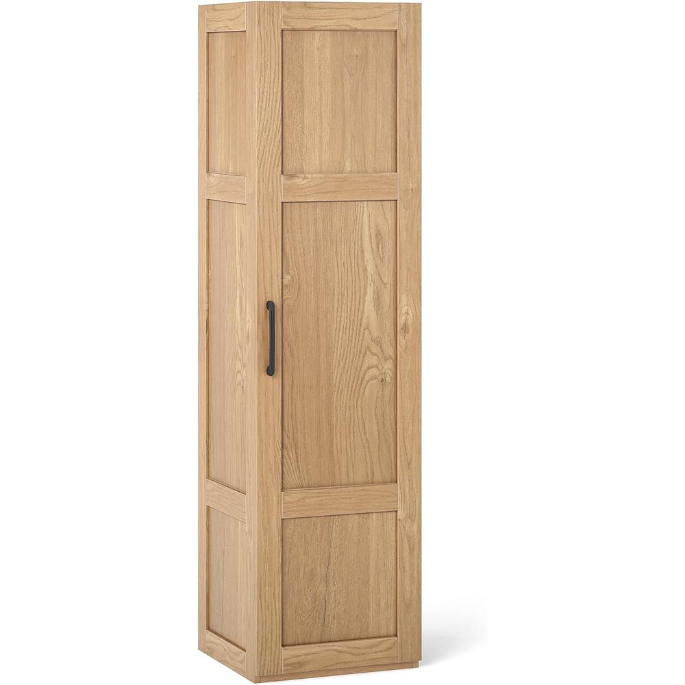 Oak Tall Slimline Bathroom Cab - Home Essentials Bathroom Cabinet avis et prix