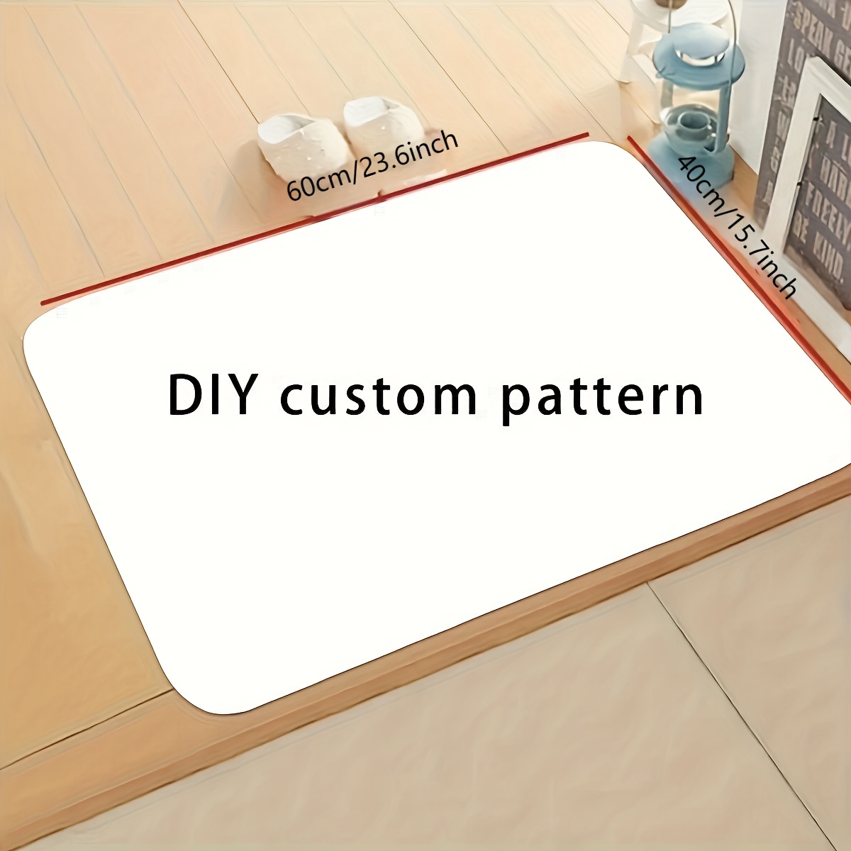 Customizable DIY Mat Entrance  - Home Bathroom Name avis et prix