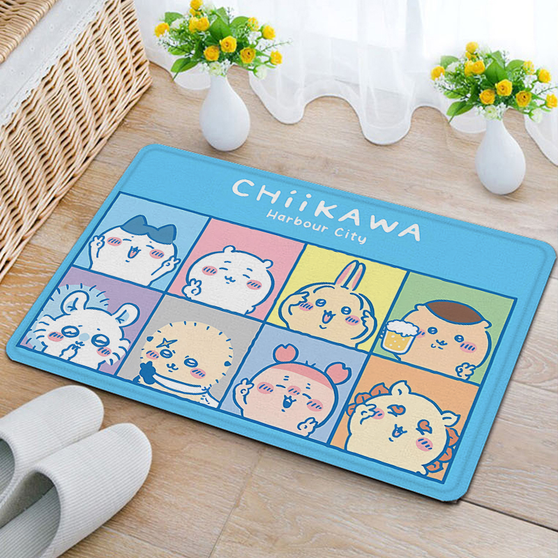 Anime Chiikawas Flannel Carpet - Home Goods Bathroom Decor avis et prix