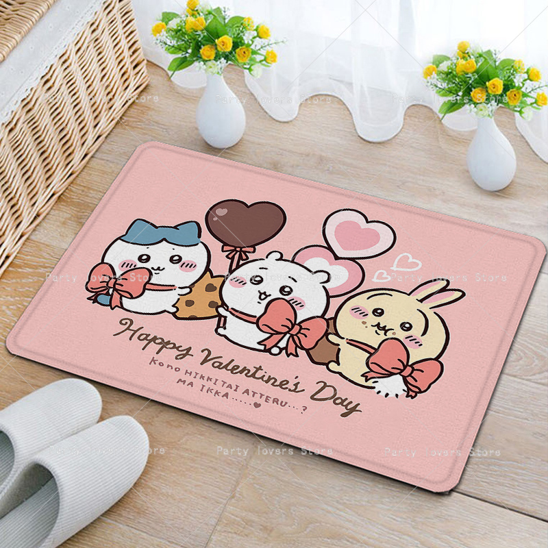Anime Chiikawas Flannel Carpet - Home Goods Bathroom Decor avis et prix
