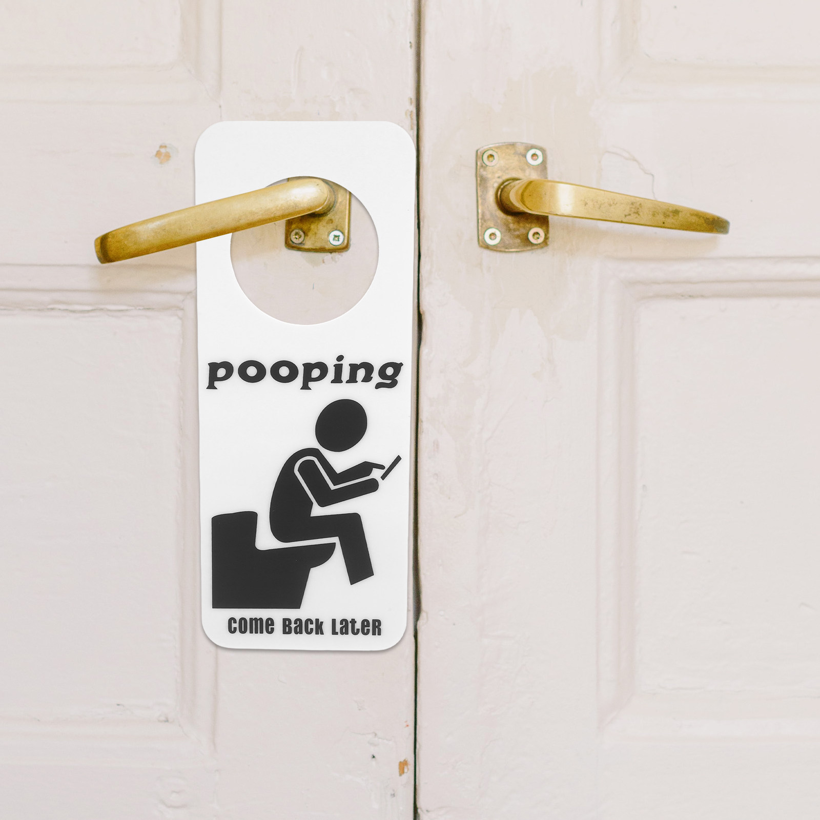 Funny Bathroom Occupied Sign D - Home Bathroom Occupied Sign avis et prix