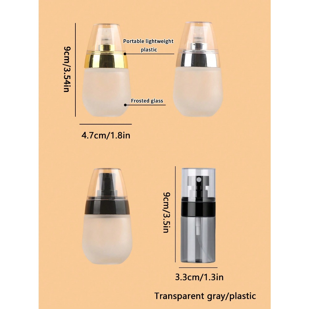 1pc Refillable Glass Cosmetic  - Home Essentials Bathroom Accessories avis et prix