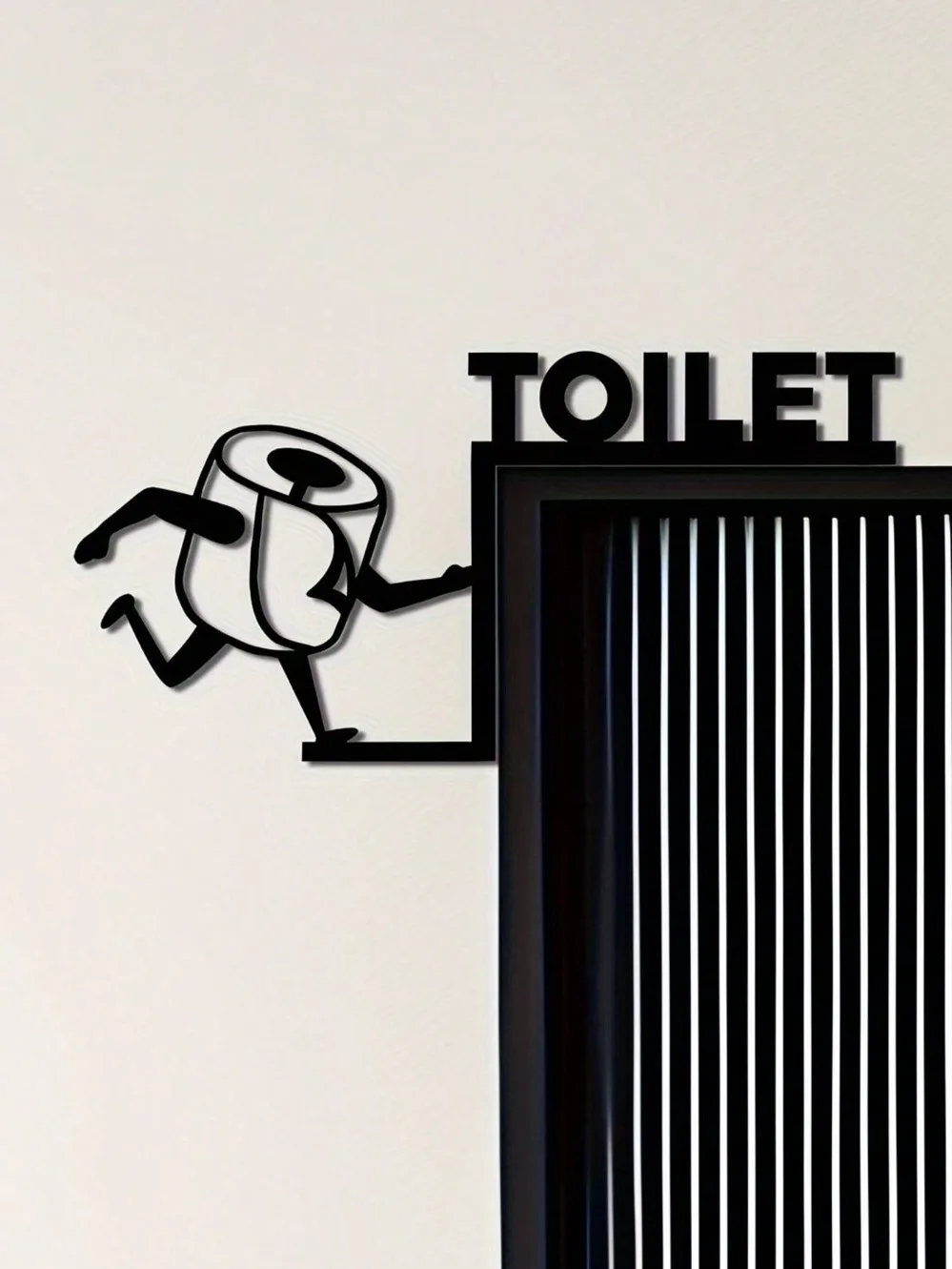 Humorous Toilet Paper Out Meta - Home Bathroom Wallpaper avis et prix