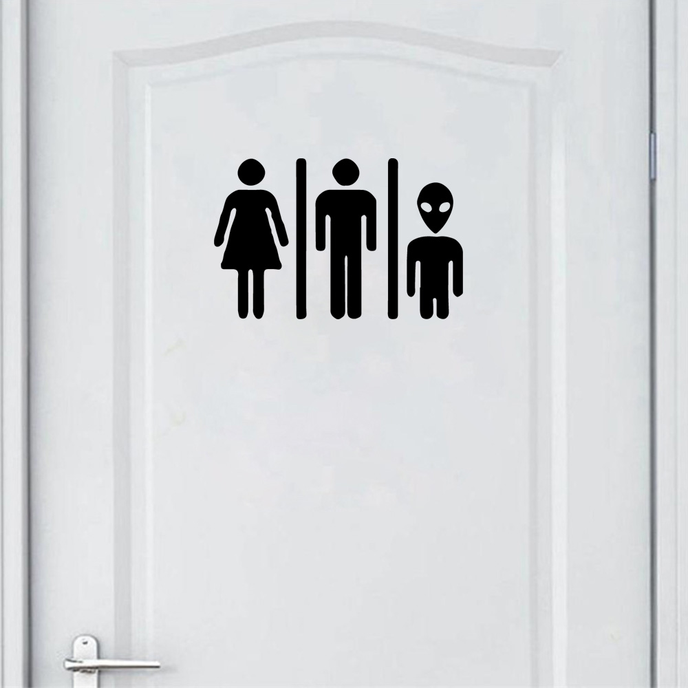 1 pc Cartoon Style Toilet and  - Home Bathroom Wallpaper avis et prix