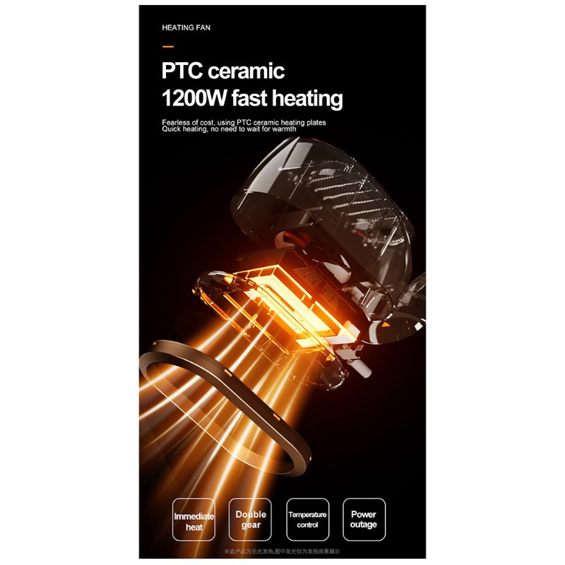 【SIMPLE】Mini Heater 1200W Port - Home Bathroom Design Simple avis et prix