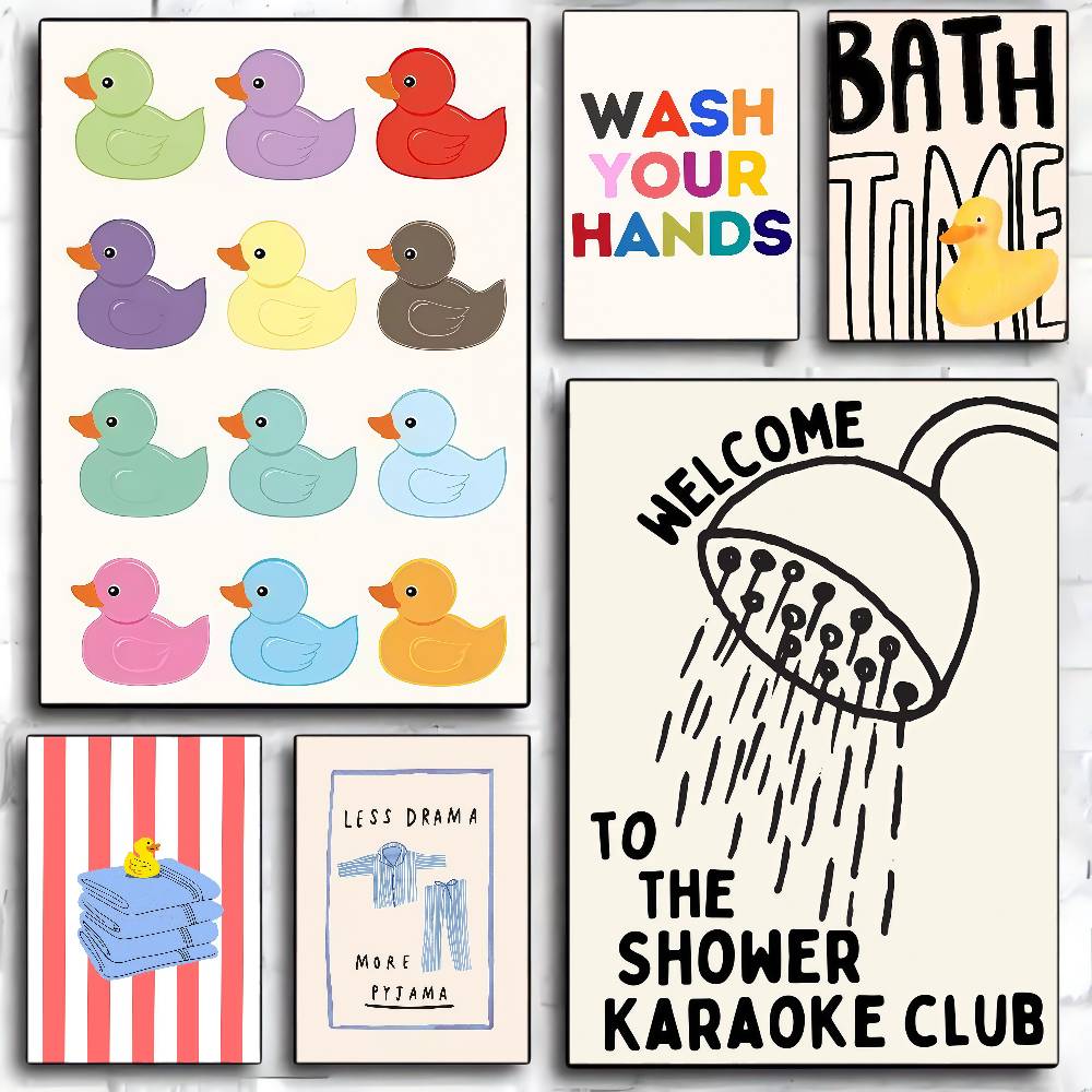 1pc frameless Funny Bathroom R - Home Goods Bathroom Decor avis et prix