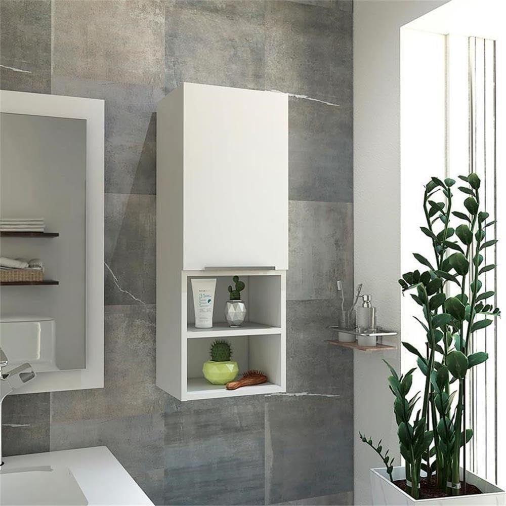 Single-Door Bathroom Cabinet w - Home Essentials Bathroom Cabinet avis et prix