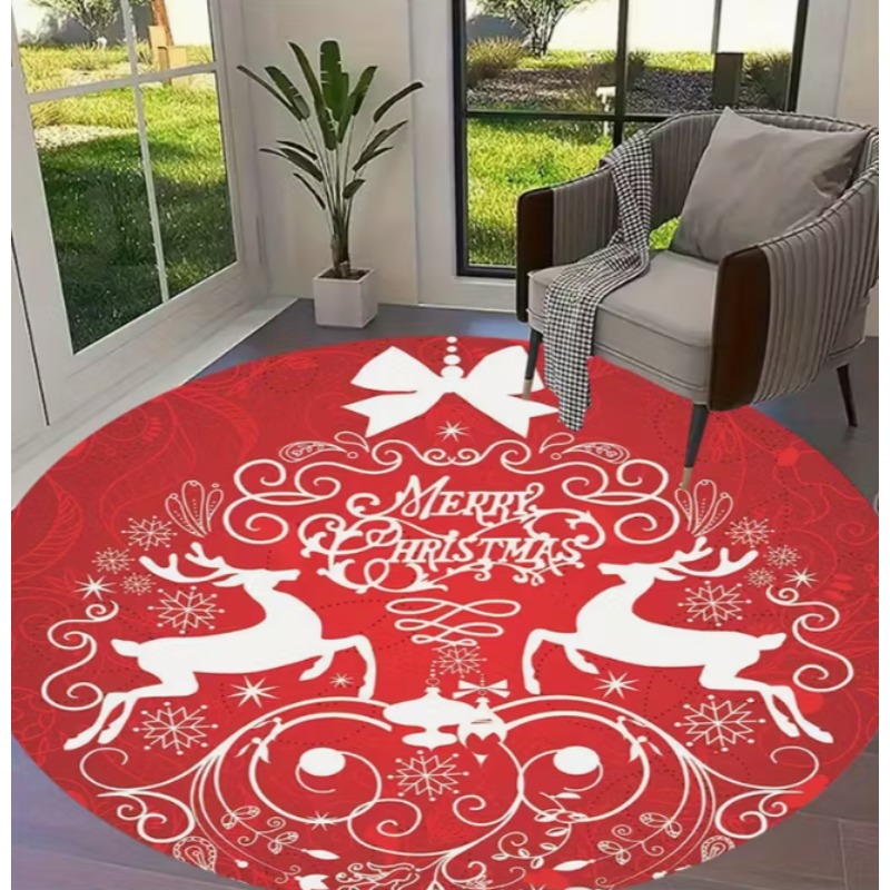 Christmas Themed carpet Santa  - Home Goods Bathroom Decor avis et prix