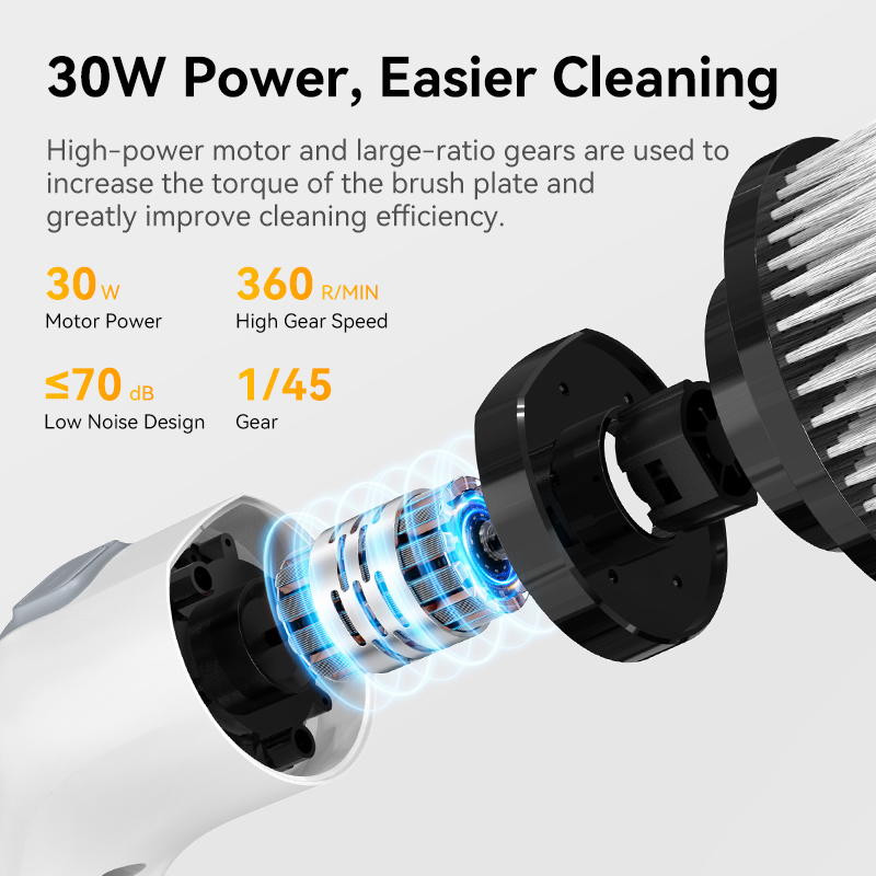 Electric Cleaning Brush Cordle - Home Bathroom Renovation avis et prix