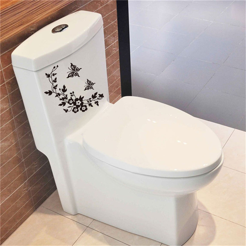 Butterfly Flower Vine Bathroom - Home Bathroom Wallpaper avis et prix