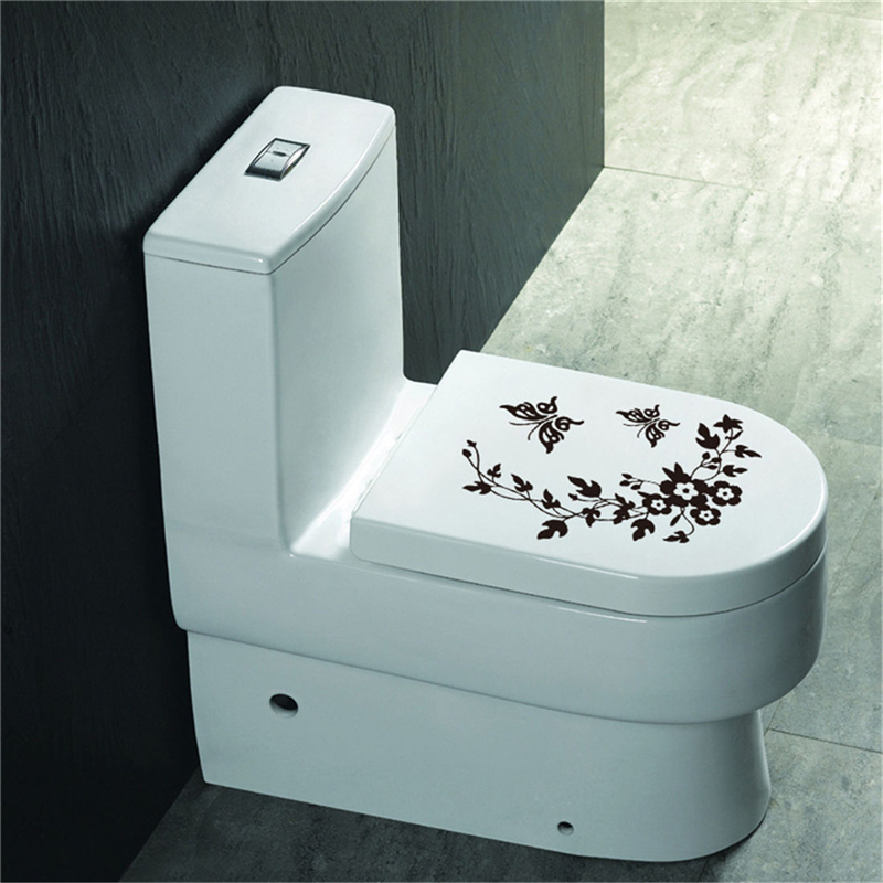 Butterfly Flower Vine Bathroom - Home Bathroom Wallpaper avis et prix