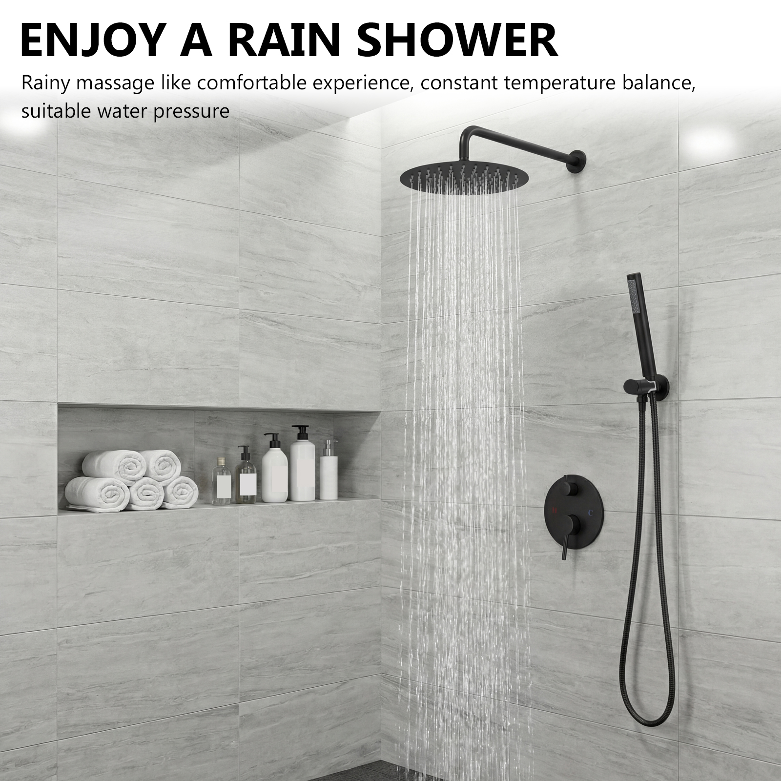Ceiling Rainfall Shower Head S - Home Bathroom Shower avis et prix
