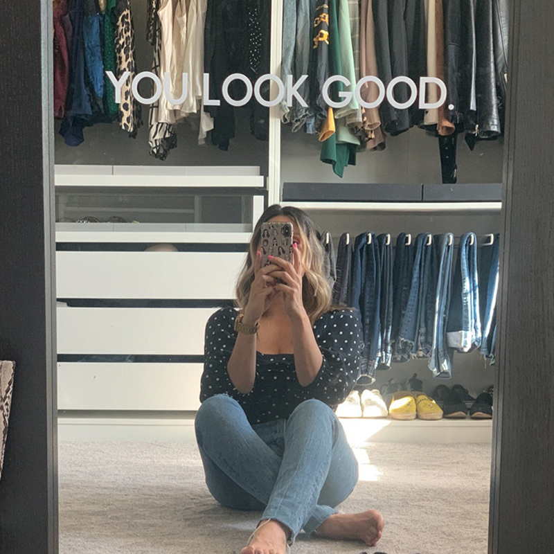 You Look Good Mirror Wall Stic - Home Goods Bathroom Decor avis et prix