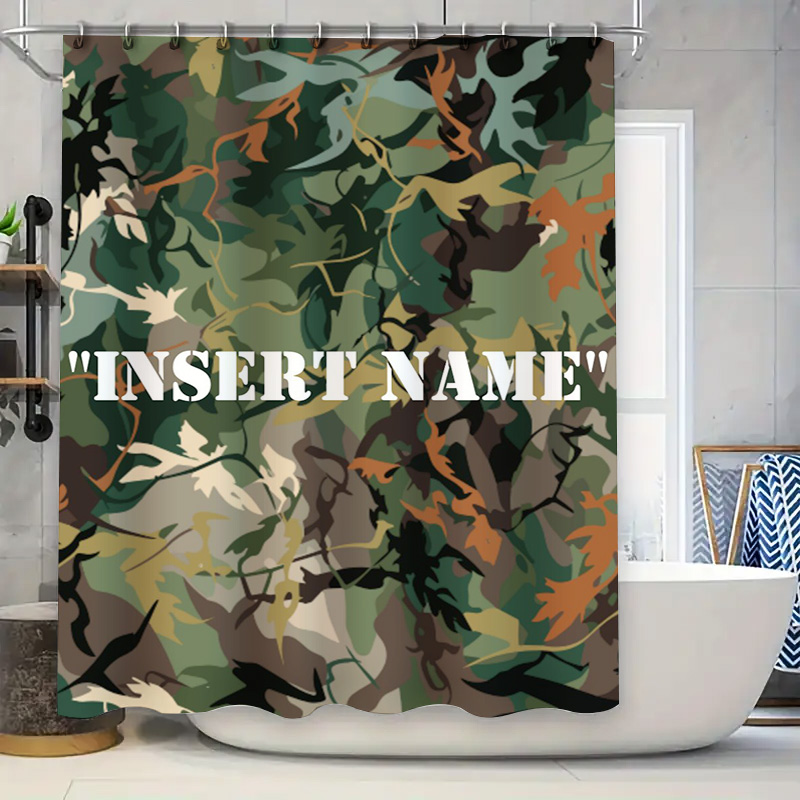 Personalized Camouflage Print  - Home Bathroom Name avis et prix