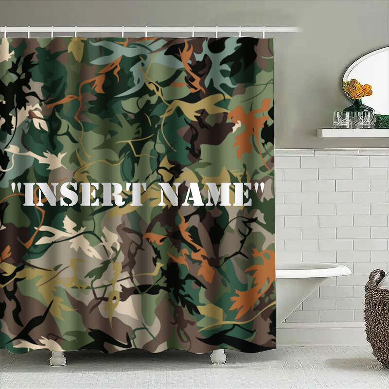 Personalized Camouflage Print  - Home Bathroom Name avis et prix