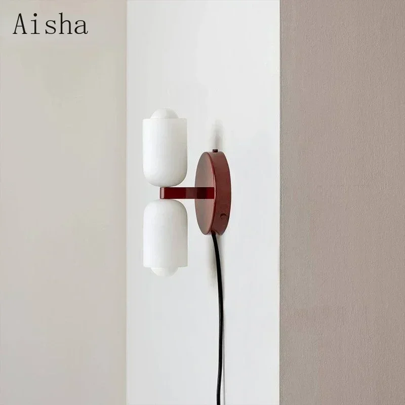 Glass Wall Light Simple Double - Home Bathroom Design Simple avis et prix