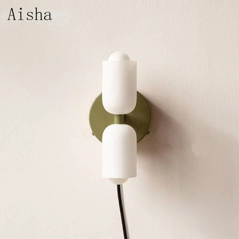 Glass Wall Light Simple Double - Home Bathroom Design Simple avis et prix