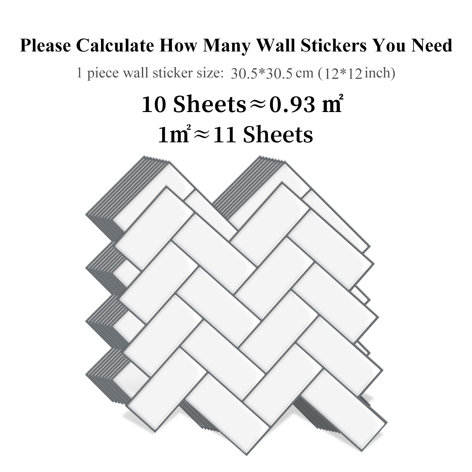 10 Sheets Peel And Stick Backs - Home Bathroom Wallpaper avis et prix