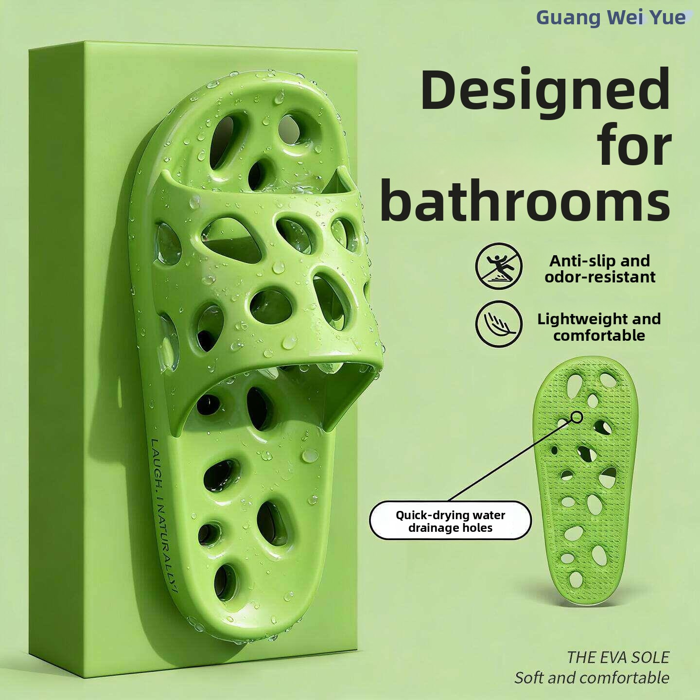 Anti-Slip Bathroom Slippers Wo - Home Bathroom Design Simple avis et prix